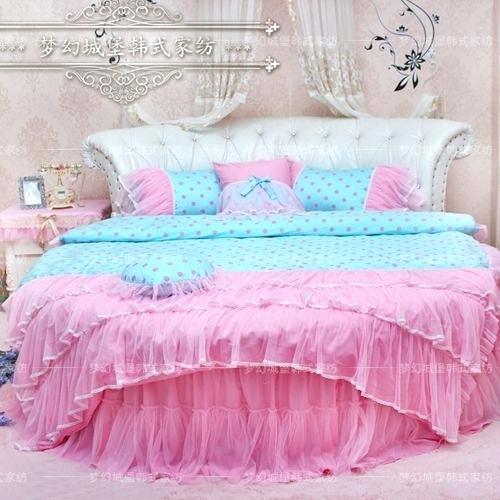Wooden Round Bed
